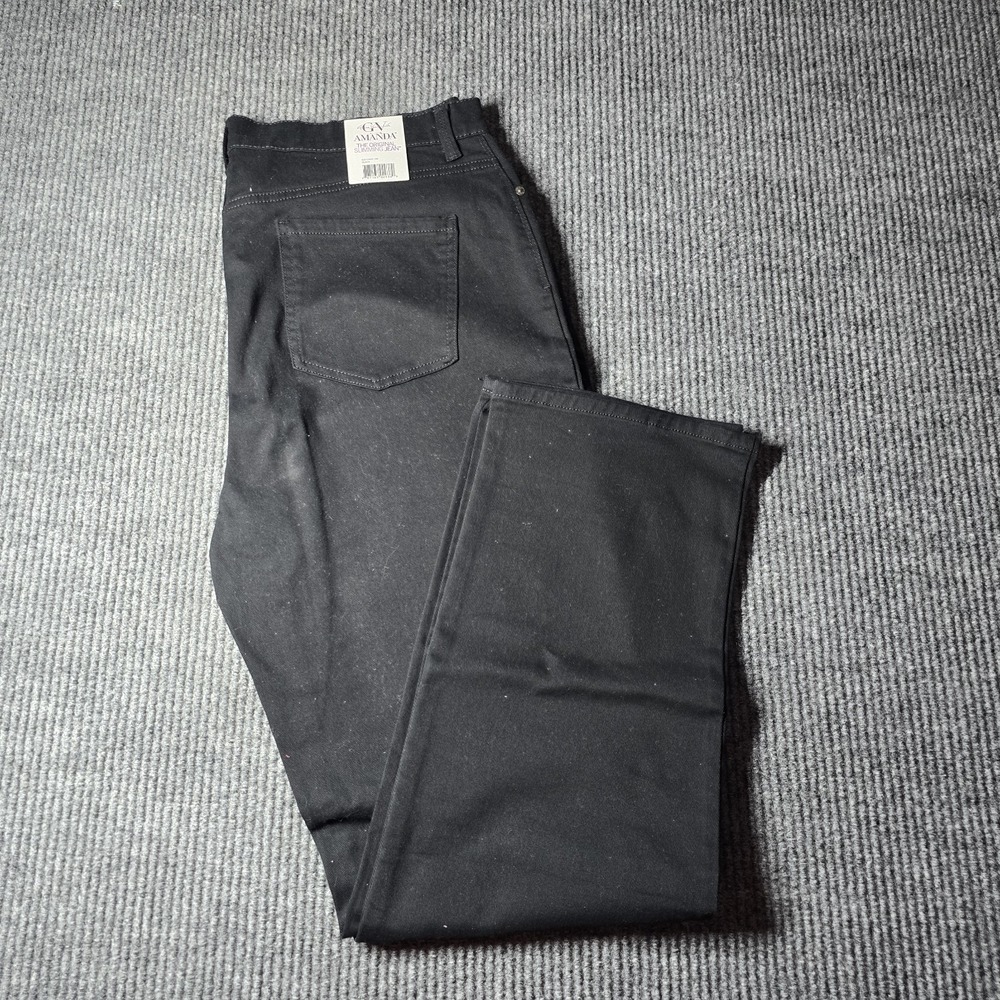GV Amanda Original Slimming Jeans Women's Size 18 NWT Color: Black